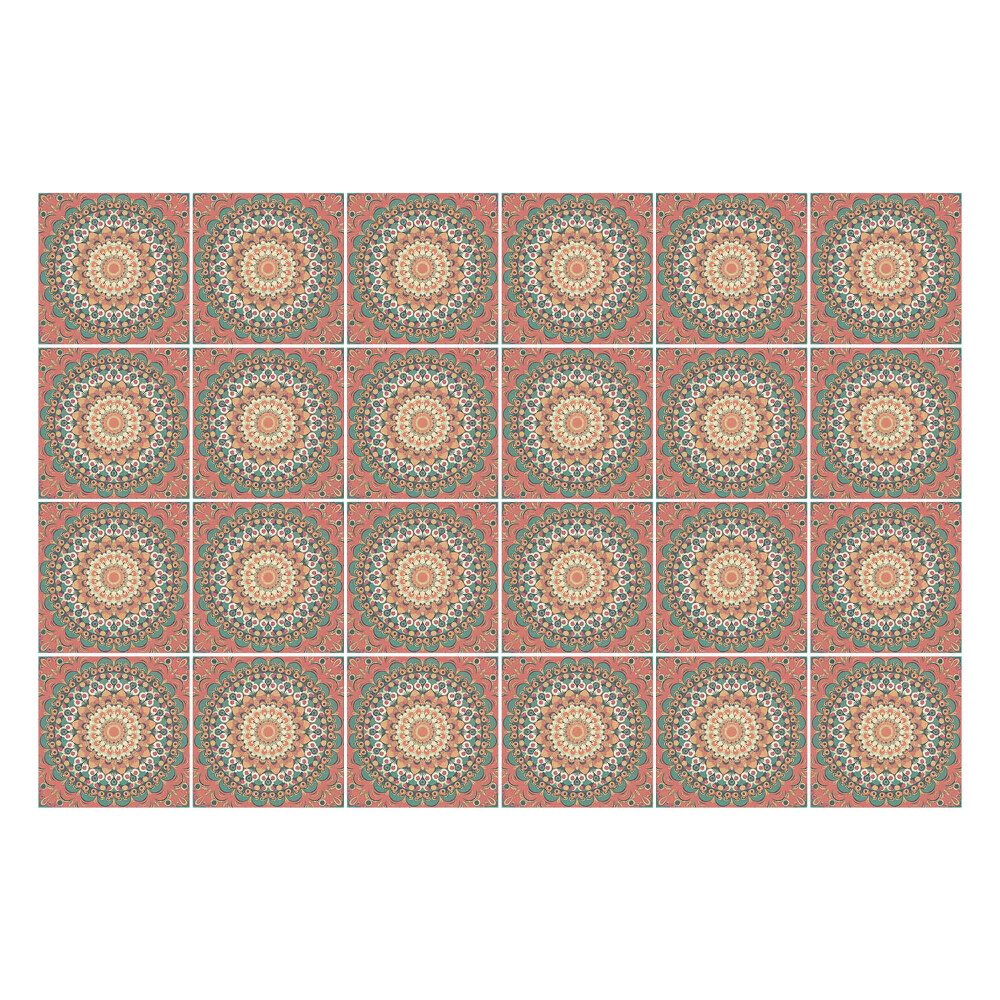 Samolepky na obklady Mandaly v pravidelnom usporiadaní