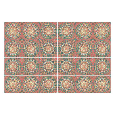 Samolepky na obklady Mandaly v pravidelnom usporiadaní