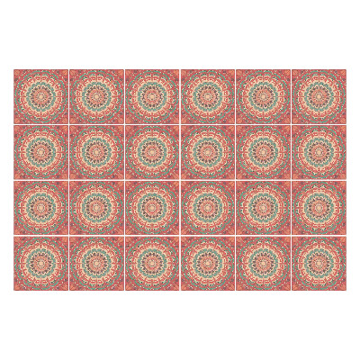 Nálepky na dlaždice Pastelové mandaly