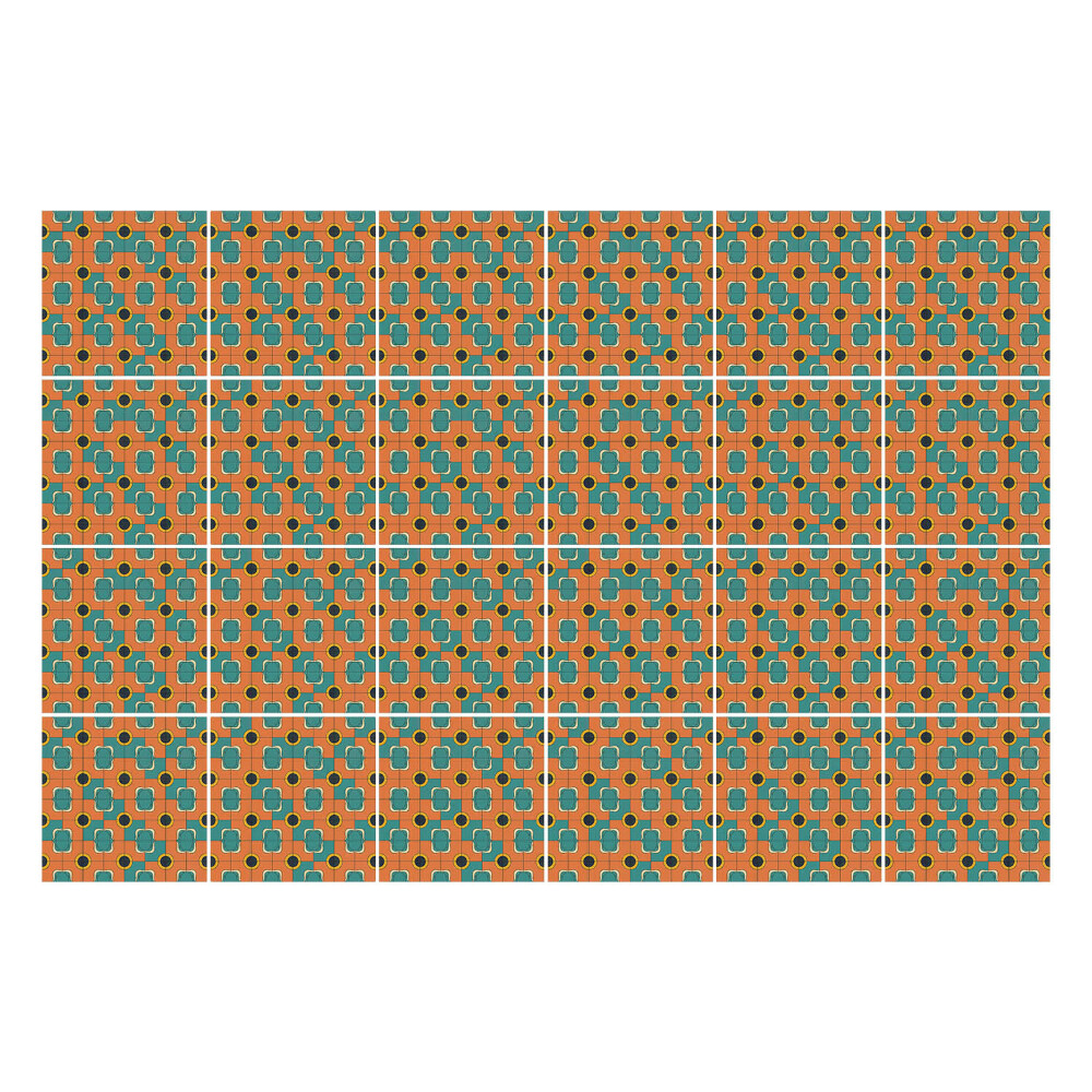 Samolepky na obklady Retro vintage vzor