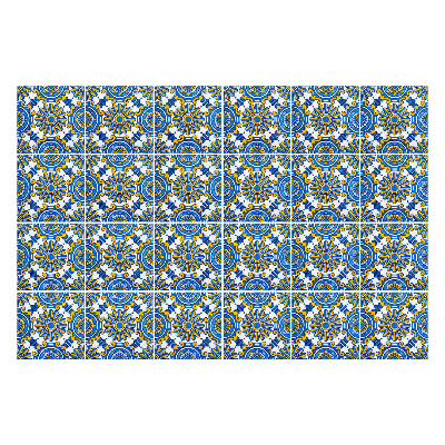 Samolepky na kachličky Bohato zdobené kvety