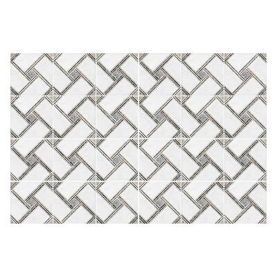 Samolepky na obklady Väzba kosoštvorcov v sieťke