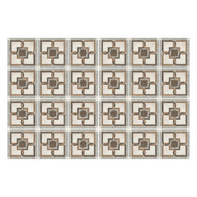 Nálepky na dlaždice Geometrické kvety v sieťke