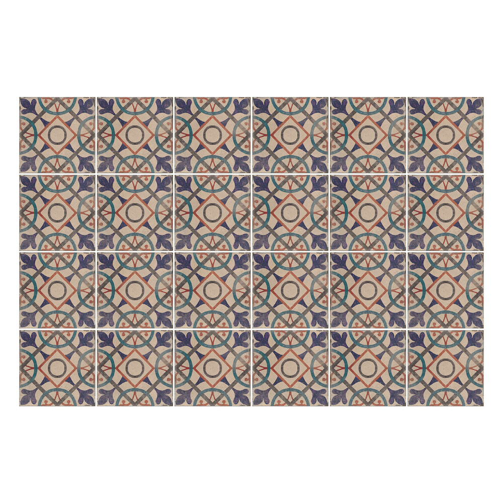 Samolepky na kachličky Vintage retro dlaždice