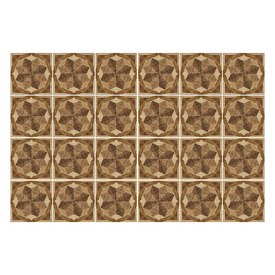 Nálepky na dlaždice Drevené hviezdičky