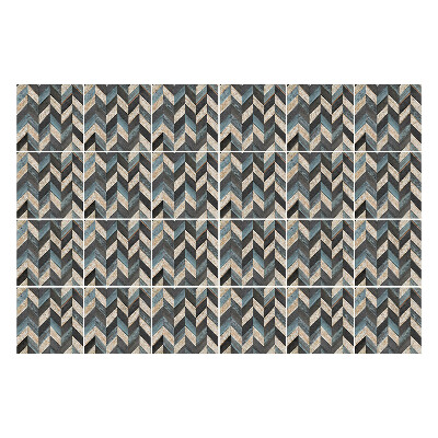 Nálepky na dlaždice Vertikálne kľukaté čiary