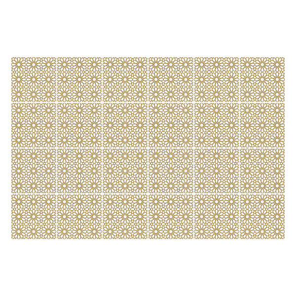 Samolepky na obklady Kvetinový motív v sieťke