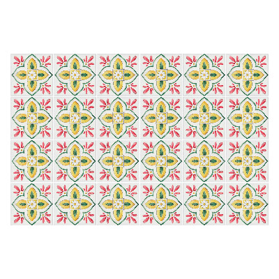 Samolepky na kachličky Kvetinové ozdoby v aranžmáne