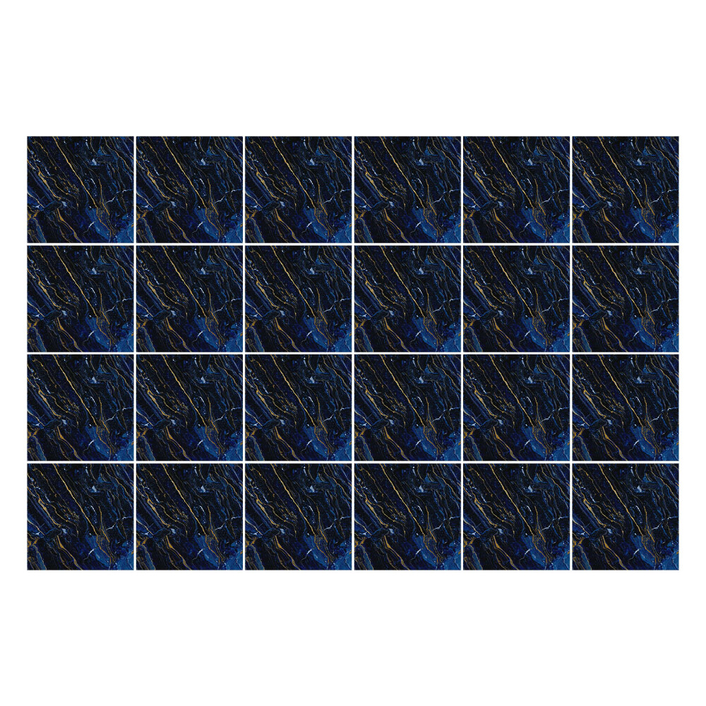 Samolepky na kachličky Tmavý kobaltový mramor