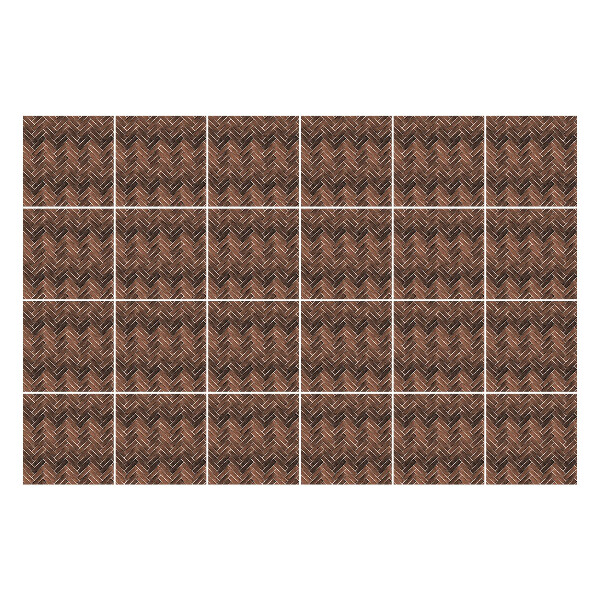 Samolepky na obklady Kľukaté čiary v látke