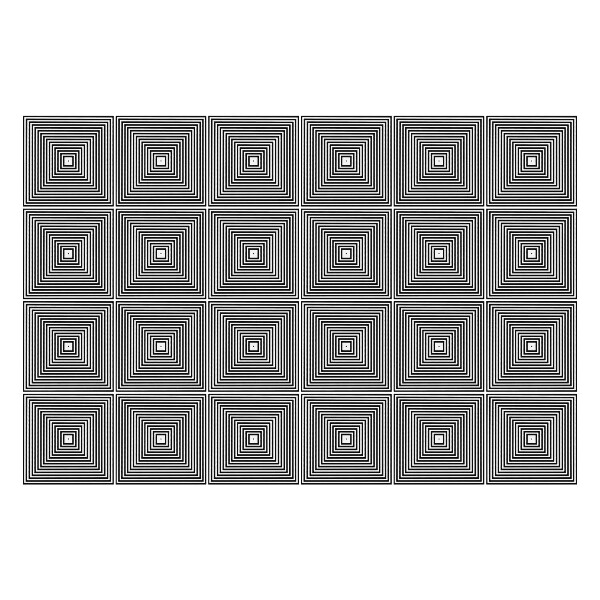 Samolepky na kachličky Sústredné štvorce