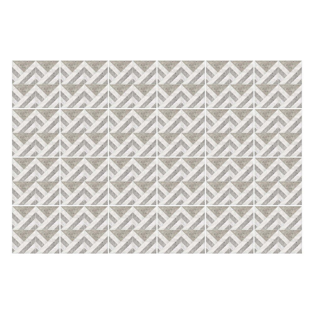 Samolepky na kachličky Cikcak v šachovnicovom vzore