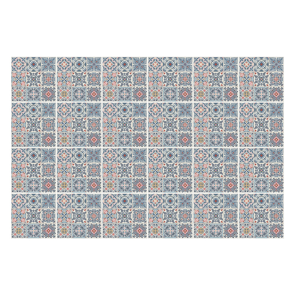 Nálepky na dlaždice Usporiadanie geometrických dlaždíc