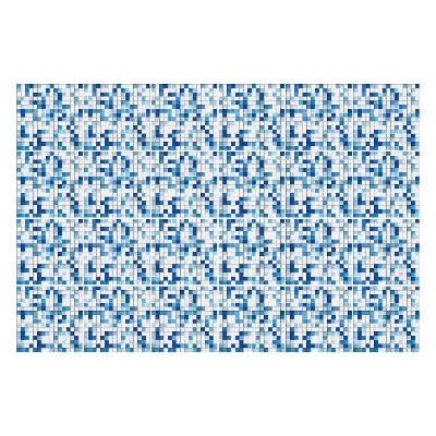 Nálepky na dlaždice Modrá malá mozaika