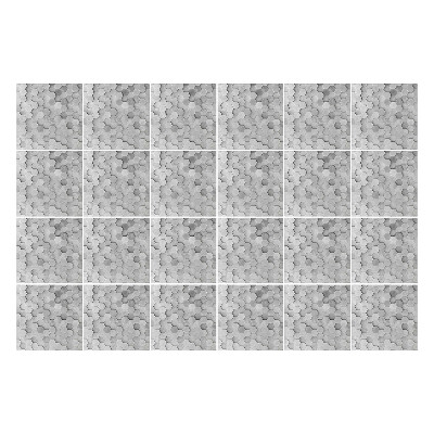 Nálepky na dlaždice Šesťhranné štruktúry