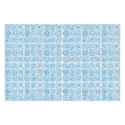 Samolepky na kachličky Prepletené geometrické tvary