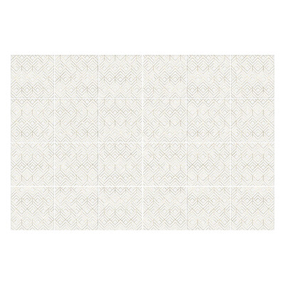 Nálepky na dlaždice Jemné kosoštvorce a oválne tvary