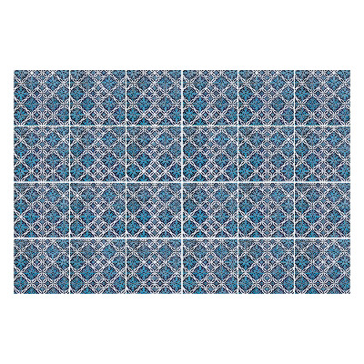 Nálepky na dlaždice Geometrické tvary v mriežke