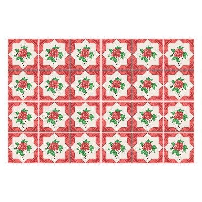 Samolepky na obklady Kvetinové motívy ruží