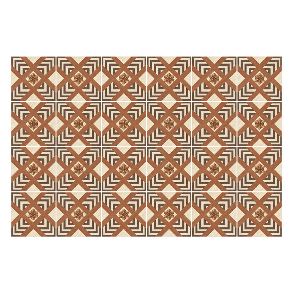 Nálepky na dlaždice Geometrické kosoštvorce s rámami