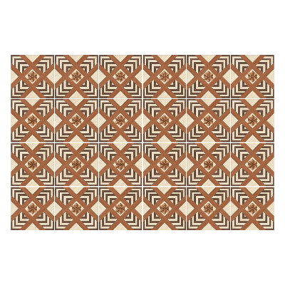 Nálepky na dlaždice Geometrické kosoštvorce s rámami