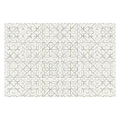 Nálepky na dlaždice Geometrické štvorce v mriežke