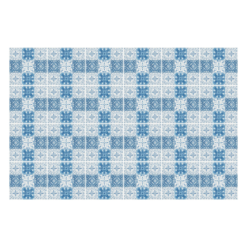 Samolepky na kachličky Modré dlaždice