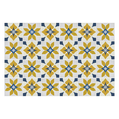 Samolepky na kachličky Kvetinové motívy v aranžmáne