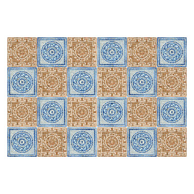 Nálepky na dlaždice Starožitná sada dlaždíc