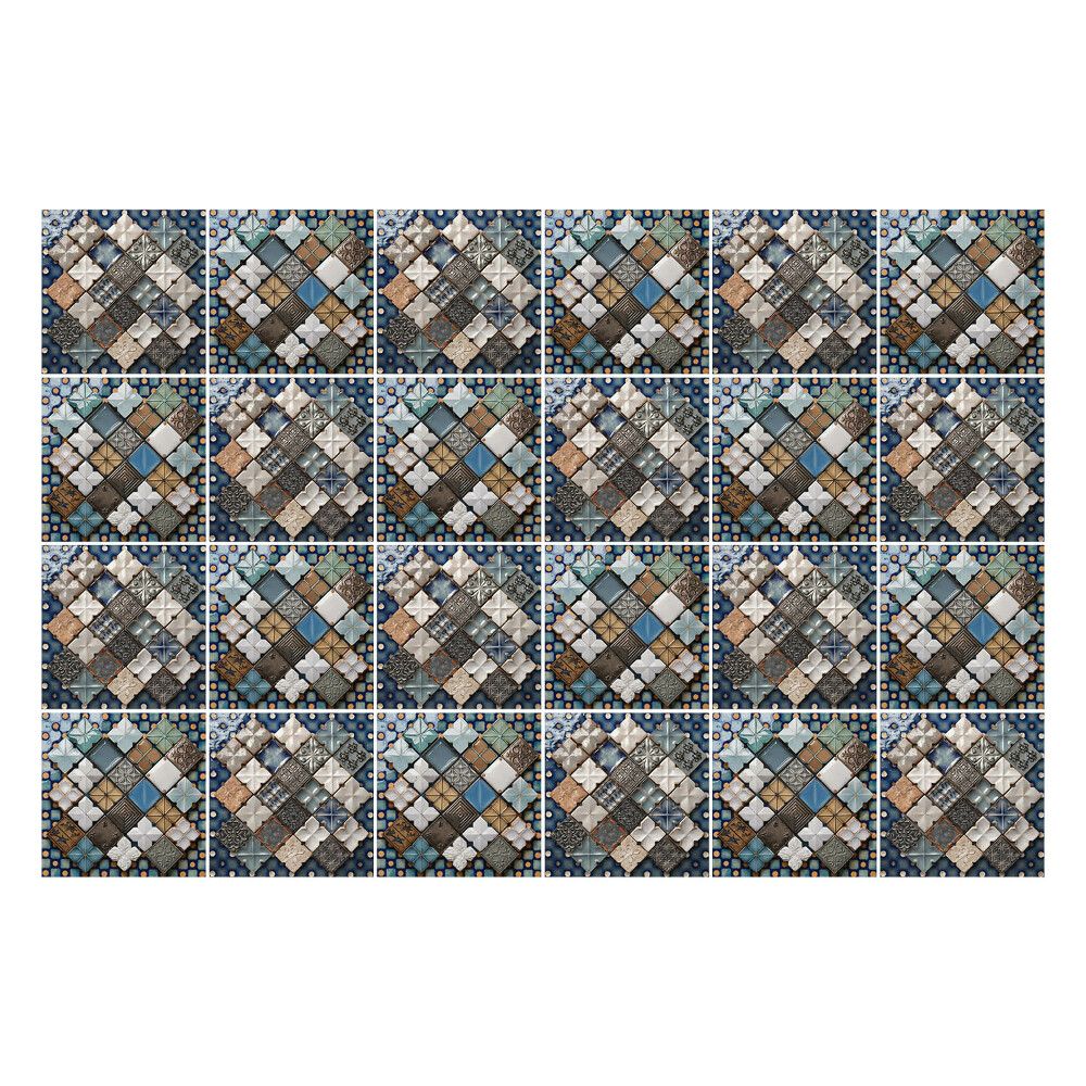 Samolepky na obklady Geometrická mozaika