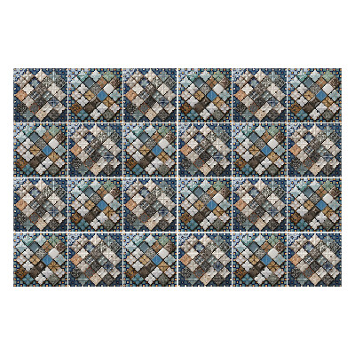 Samolepky na obklady Geometrická mozaika