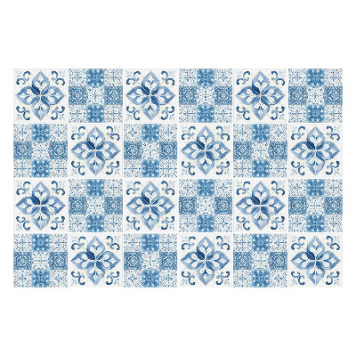 Samolepky na kachličky Modrá dlaždicová mozaika