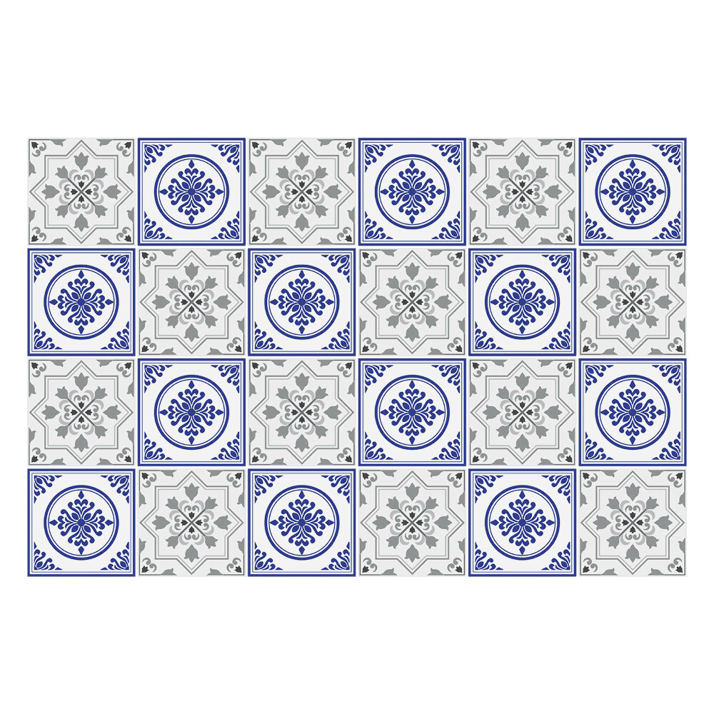 Samolepky na kachličky Klasické dlaždice s ornamentami