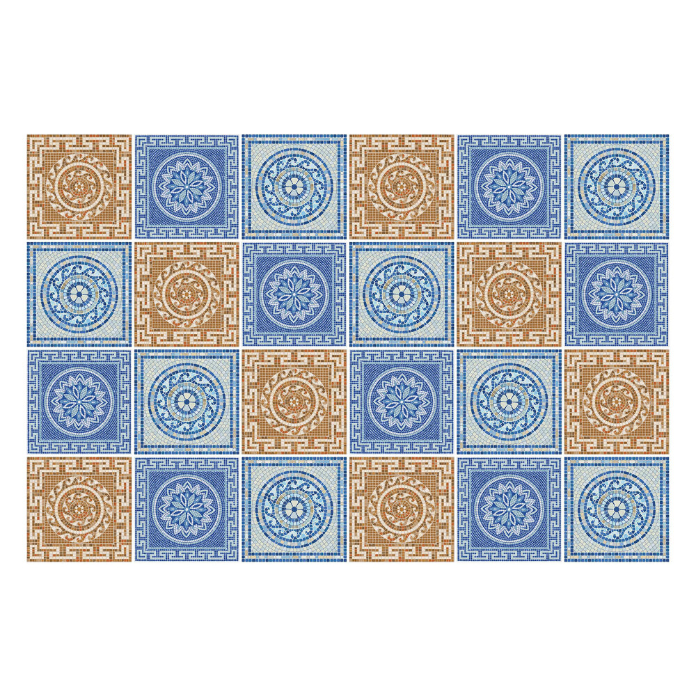 Samolepky na kachličky Rozloženie starožitných dlaždíc