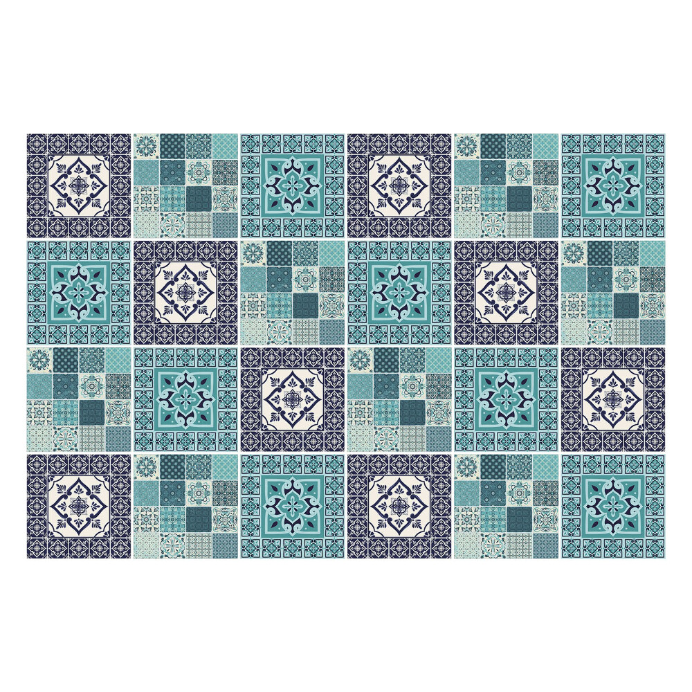 Nálepky na dlaždice Geometrické mozaikové dlaždice