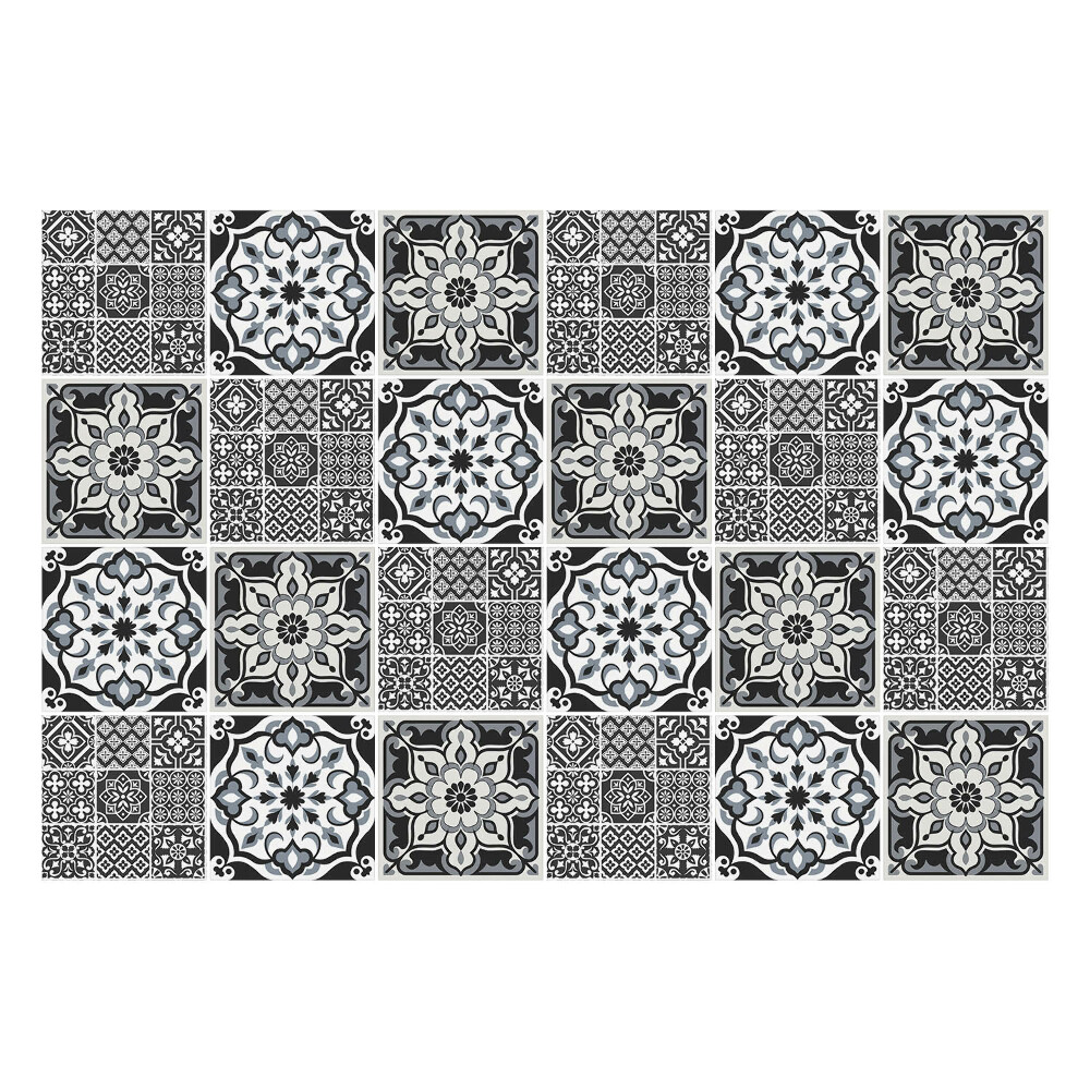 Samolepky na obklady Klasické dlaždice s ornamentami