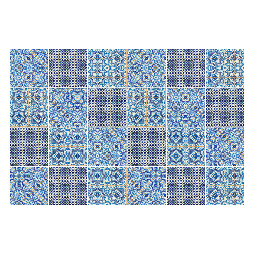 Samolepky na obklady Malé modré ozdoby