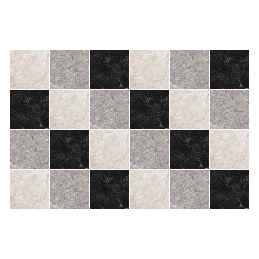 Nálepky na dlaždice Mramorová šachovnica