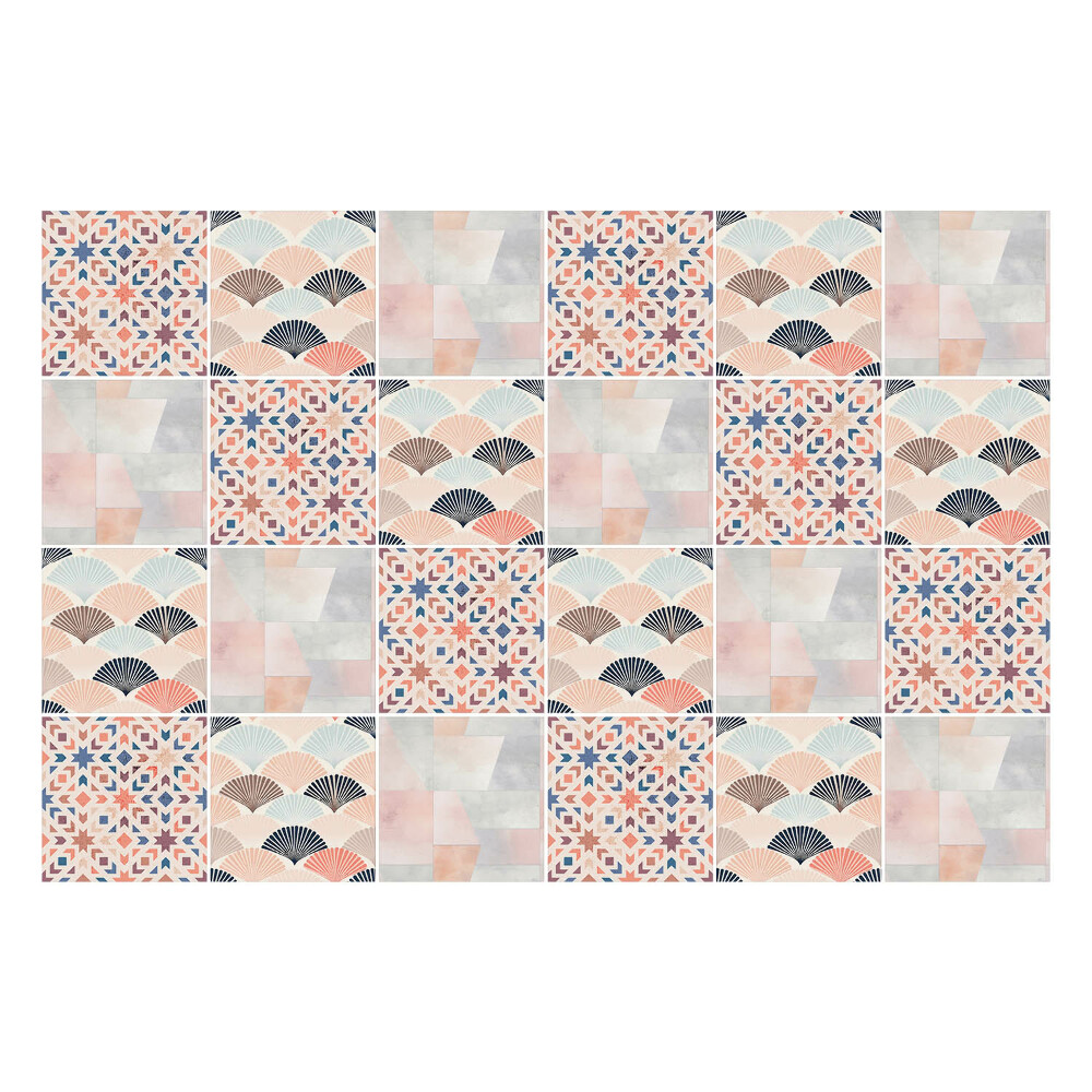 Samolepky na obklady Pastelová mozaika vzorov