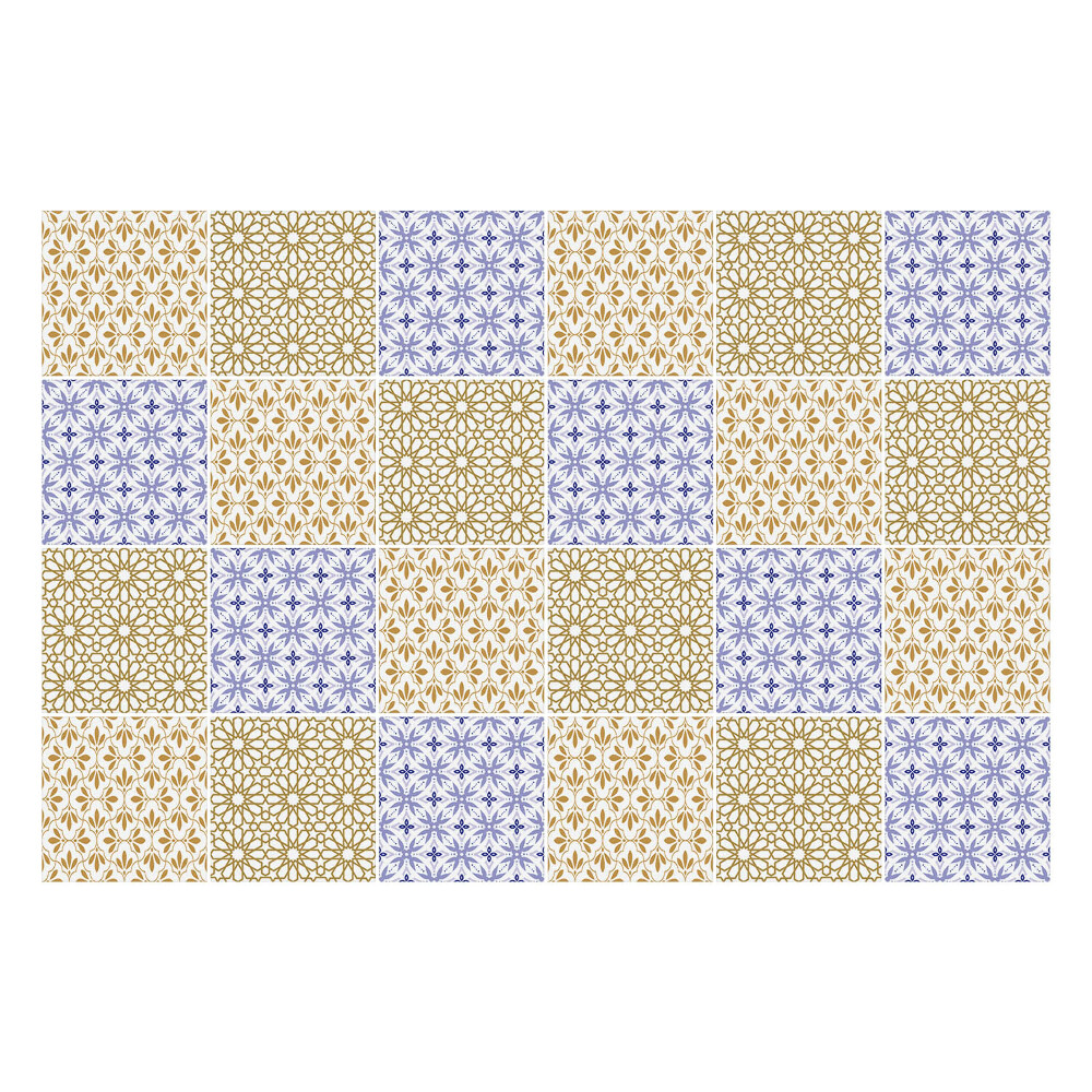 Samolepky na obklady Malé kvetinové ozdoby