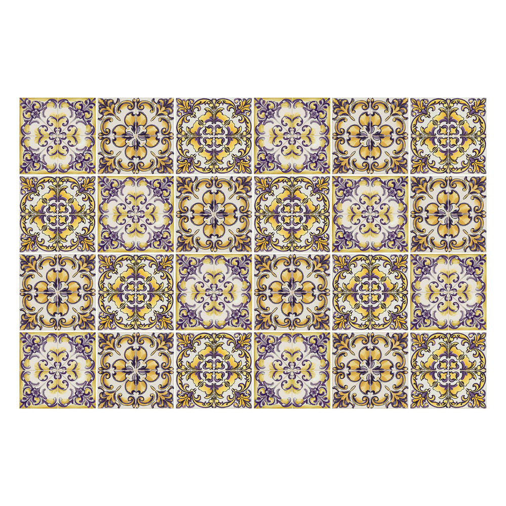 Samolepky na kachličky Vzorované mozaikové dlaždice