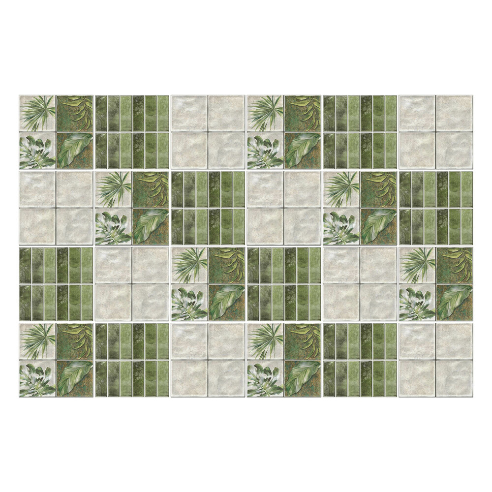 Samolepky na obklady Rastlinné motívy v mozaike