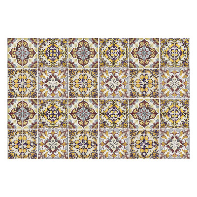 Samolepky na kachličky Kvetinové motívy v aranžmáne