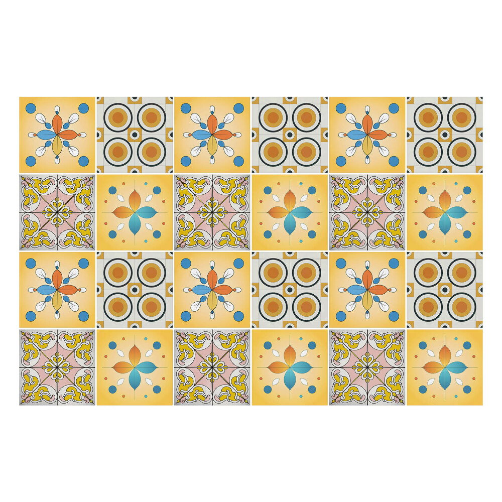 Samolepky na obklady Farebné dlaždice