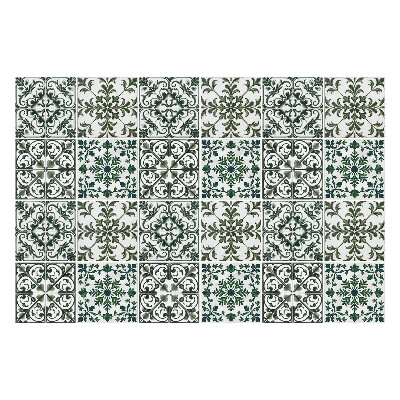 Samolepky na obklady Kvetinové ozdoby na dlaždiciach