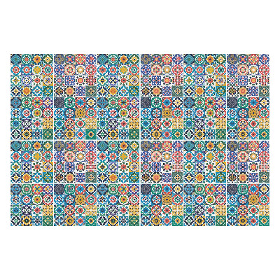 Nálepky na dlaždice Mozaika z farebných dlaždíc