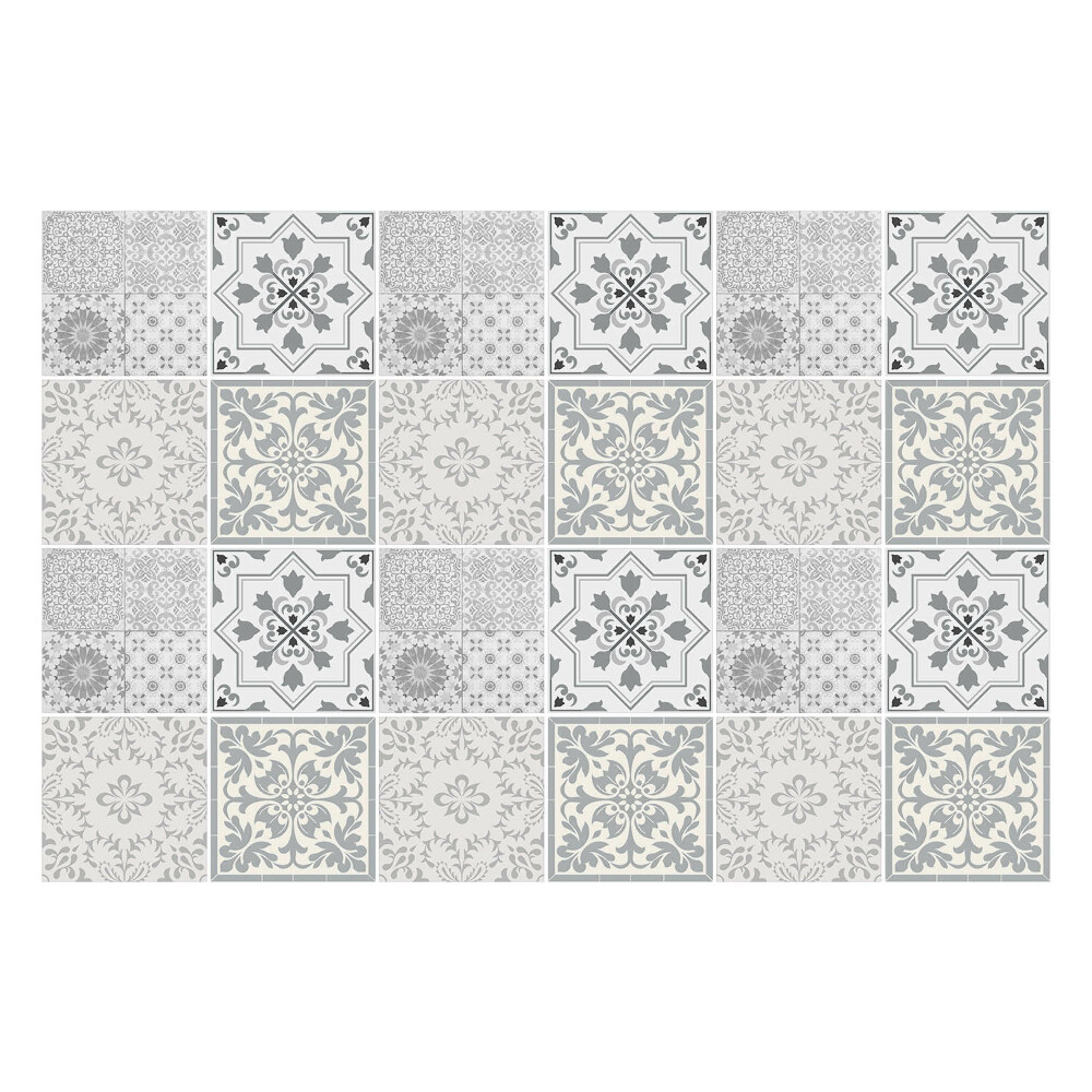 Samolepky na obklady Elegantná dlažba s ornamentami