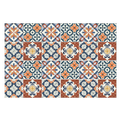 Nálepky na dlaždice Bohato zdobená dlažba