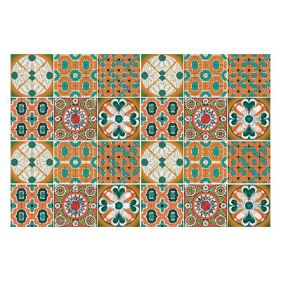 Nálepky na dlaždice Retro vintage kompozícia