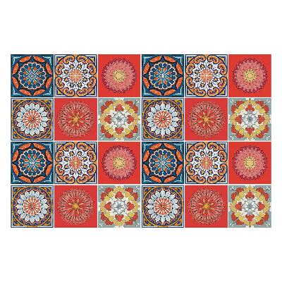 Nálepky na dlaždice Marocké mandaly